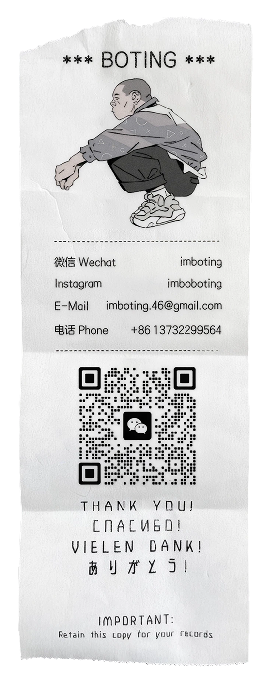 BOTING contact card